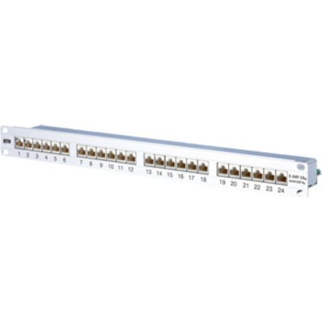 Metz Connect E-DAT C6A 24 Port Patchfeld 1HE LSA 130855C-E (1/5)