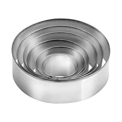 Ensemble de 6 emporte-pièces ronds pour biscuits Delicia Tescoma 631360 (1/2)