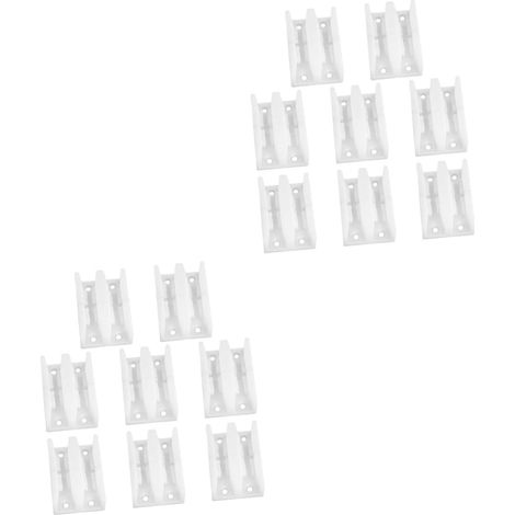 16 pièces guide de sol pour porte en verre, plastique (1/5)