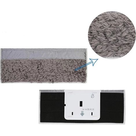 4Pcs Lingettes pour Robot Laveur, Serpillières Lavables Réutilisables Tissus de Nettoyage de Rechange Tampons Nettoyage Humides Lavables Recharges Chiffons en Microfibre Pad Replacement pour Jet M6 B