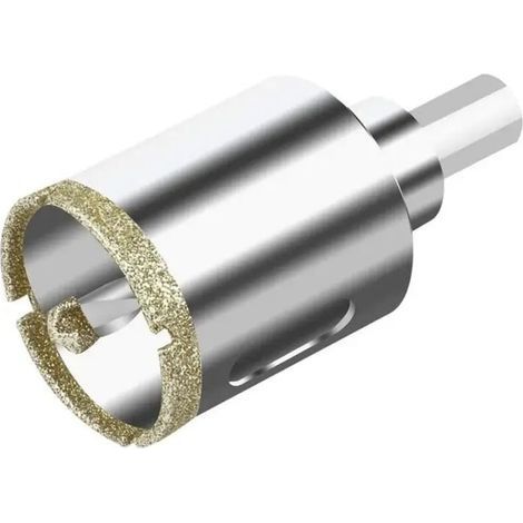 Scie cloche et forets diamantés, scie cloche diamantée de 40 mm avec guide de centrage, scie cloche à revêtement diamant pour carrelage, forets diamantés pour verre, carrelage, céramique, marbre, gran (1/3)