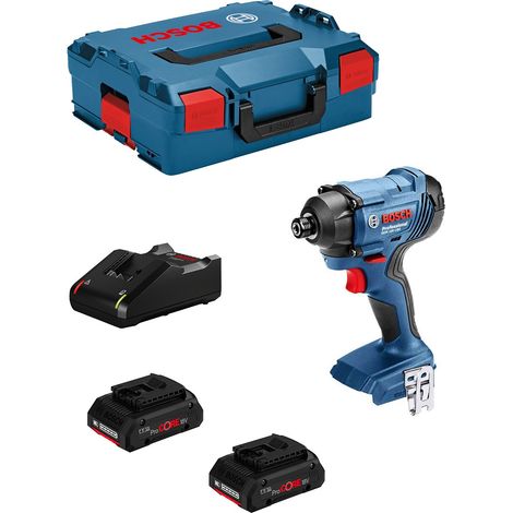 Drehschlagschrauber BOSCH GDR 18V-160 (2 x 4,0 Ah ProCORE + GAL18V-40 + L-Boxx 136)