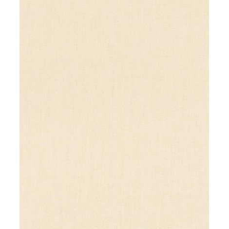 Papier peint non tissé aspect textile « Florentine IV » - Papier peint moderne en vinyle uni beige pour une ambiance fraîche - Robuste et lavable - 10,05 m x 0,53 m (1/3)