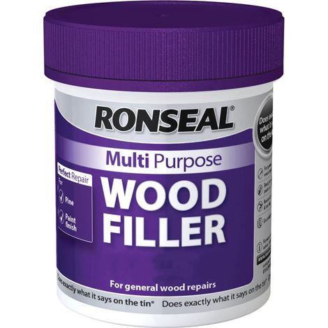 Ronseal Multi Purpose Wood Filler Tub Dark 250g Ready to Use