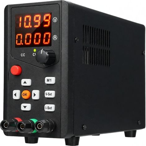 Beyamis Alimentation régulée CC ETP3003A 90 W 30 V 3 A monocanal avec réglage, maintenance, stockage et télécommande pour laboratoire (1/5)
