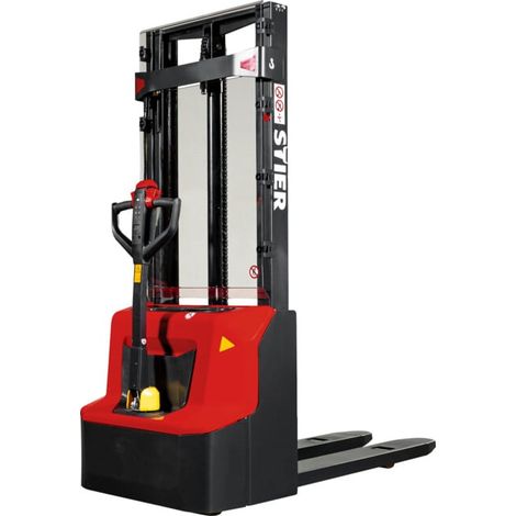 Gerbeur électrique STIER ELY-12, capacité de charge 1 200 kg, hauteur de levage 2 900 mm