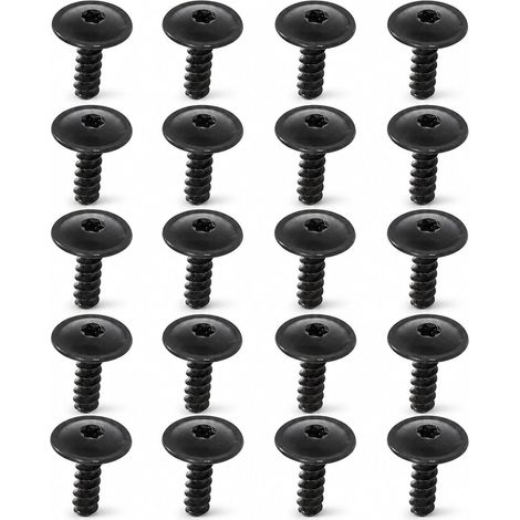 20 viti per auto, per copertura motore, viti per coperchio motore, testa da 14 mm, base da 5 mm, altezza 15 mm, metallo resistente alla corrosione, montaggio preciso, facile installazione, fissaggio p (1/5)