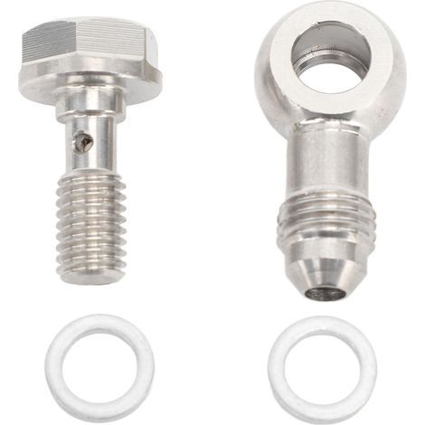 Kit de boulons banjo M8 X 1,25 mm à AN4, raccord en acier inoxydable à haute capacité de charge avec rondelle