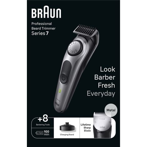 Braun Styler BT7420 tondeuse barbe noir gris
