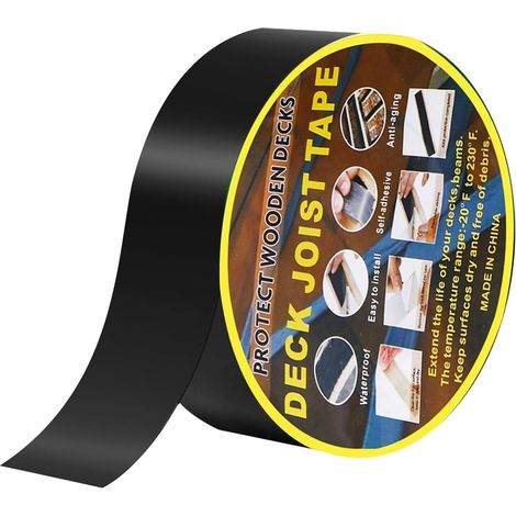 Ruban butylique pour réparation de toits 5 cm x 10 m ruban d'étanchéité butyle Ruban imperméable résistant pour réparation de toit poutres de construction (1/5)