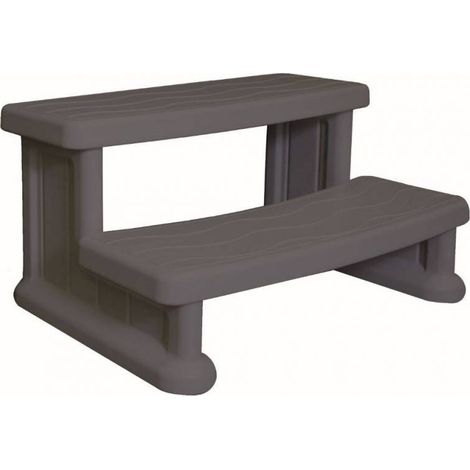 Marche d'accès spa - Warm Grey