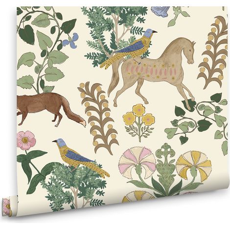 Joules Vliestapete Folk Forest Floral 10mx52cm (1/5)