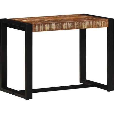 Bank Mehrfarbig 60x35x45 cm Massivholz Altholz