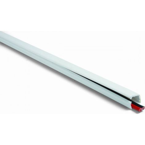 CANAL INSTALACIONES. PEQUEÑO 11X9 MM ADHESIVO / BLANCO.BLIST 4 TIRAS 1M+5 - BRINOX