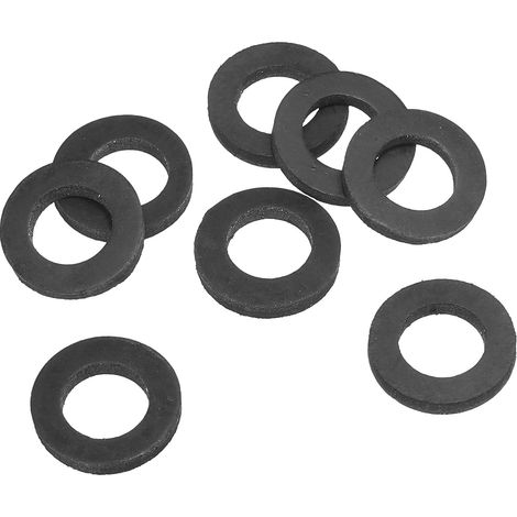 Joint Plat En Caoutchouc M14, Lot De 8, Diamètre Intérieur 14mm, Diamètre Extérieur 24mm, Épaisseur 3mm, Joint D'étanchéité Pour Robinet, Tuyau D'eau, Boulon, Noir (1/5)