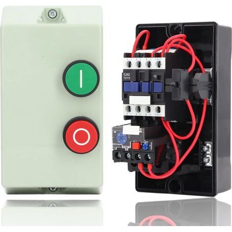 LE1D09M7 Waterproof Magnetic Starter Single Phase 220V Motor Start Control Switches Three Phase Converters Flame Retardant Magnetic Switch Box