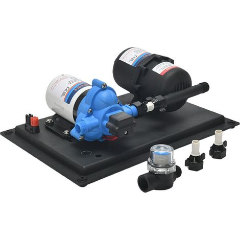 Pompe à Eau Automatique 24V DC 13,5L/Min 45 Psi Auto-amorçante Protection Surcharge pour Caravane Bateau Jardin (1/4)