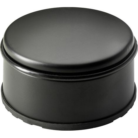 Hettich Türstopper Ø 114 x H 62 mm Stahl schwarz Türstopper