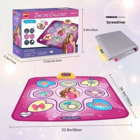 Tapis de danse musical pour enfants - - 5 modes - 6 chansons - LED (1/4)