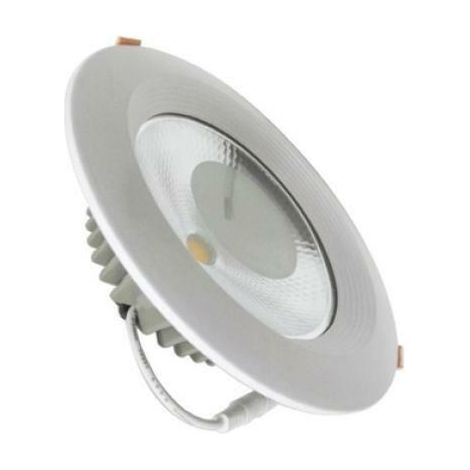 Faretto led incasso 10w rotondo diametro 140mm cob potente kit 2 pezzi 6400k