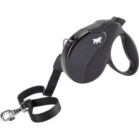 Laisse extensible pour chien jusqu'à 7 mètres – Mécanisme silencieux – Poignée ergonomique – Pour chiens jusqu'à 20 kg – Ferplast (1/5)