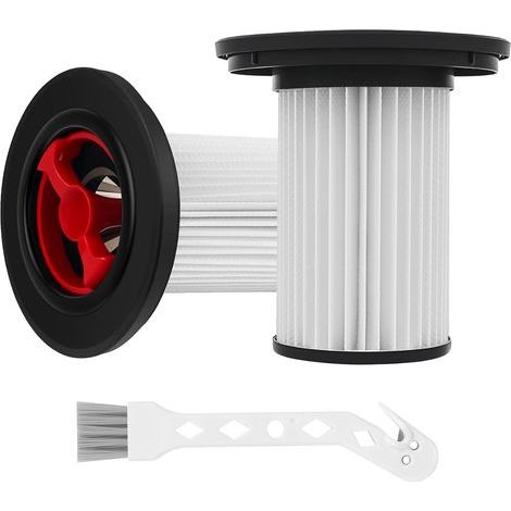 Lot de 2 - Filtre HEPA - Accessoire aspirateur - Compatibilité Bosch Unlimited Gen2 Série 8 - Filtration poussière fine et allergènes - Noir - 12x8cm (1/5)