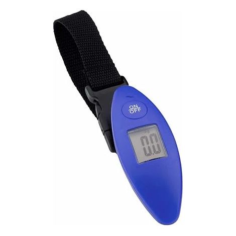 Digital Luggage Scale Suitcase Package Travel Airplane Blue (1/4)