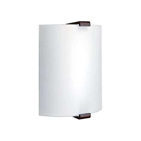 Aric – Applique murale E27 60W en verre opale – Pour salon et entrée – Douille E27 – 60W max – 3973 (1/2)