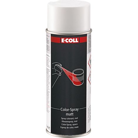 E-COLL Color-Spray matt 400ml reinweiss (1/3)