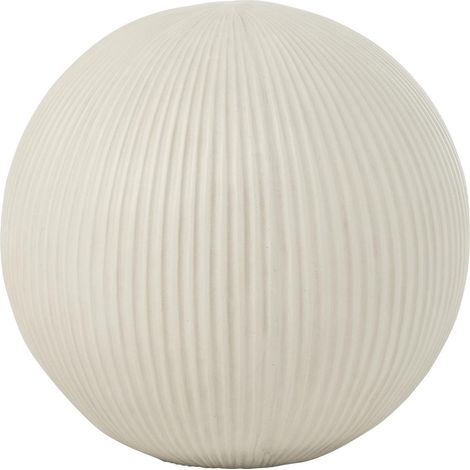 Balle Déco en Argile "Maryanne" 39cm Blanc