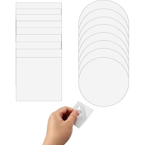 Ensemble de 16 patchs imperméables et transparents en TPU pour réparation - Autocollants polyvalents pour tentes, matelas gonflables, anneaux de natation et autres équipements extérieurs et techniques (1/5)
