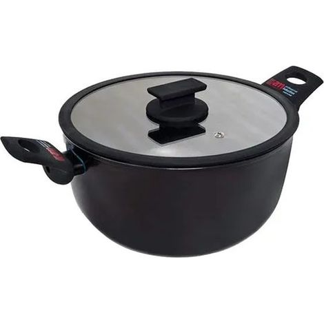 Casseruola Antiaderente ad Induzione Fortezza Protection con Coperchio 22 cm