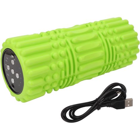 Rouleau en mousse vibrant 5 vitesses 4000 tr/min massage profond bluetooth thérapie physique antidouleur électrique points gâchette (1/5)