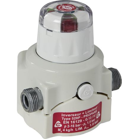 Favex – Inverseur gaz automatique NF – Débit 4kg/h – Pression 1,5bar – Raccords mâle M20x150 – Homologation NF (1/2)