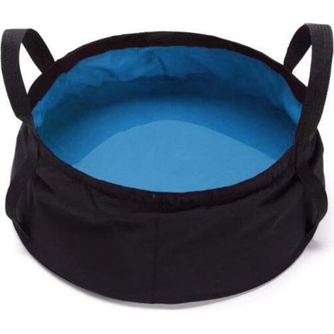 Bassin Pliable Portable Étanche Seau Pliant Camping Extérieur Peche Voyage 8.5 litres (1/4)
