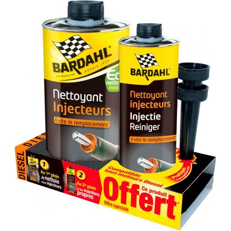 Pack Nettoyant injecteurs Diesel 1L 300ml Offert - Bardahl