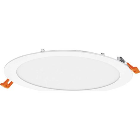 Spot encastrable LED Essential Slim 225 mm 22 W Blanc, lot de 3 downlights 2 000 lm blanc froid 4 000 K, spot de plafond IP20 (1/4)