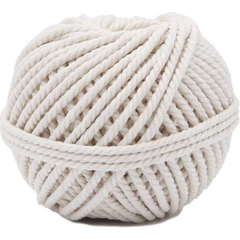 Corde De Jardinage - Corde Torsadée En Coton Naturel - Diamètre 2 Mm - Longueur Totale 85 À 90 M - Pour Attacher Plantes Et Supports - 10 Pièces (1/3)