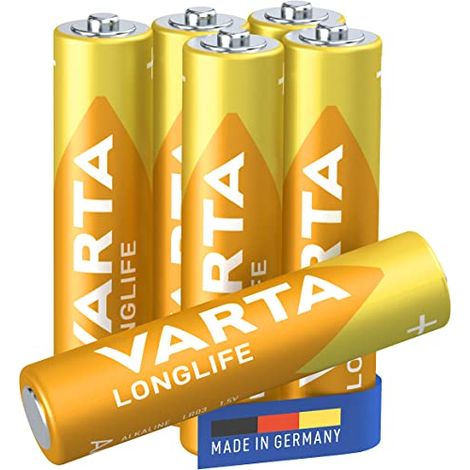 Varta Longlife Alcalaline Pila Batteria Ministilo Aaa Tripla A 6 Pz (1/4)