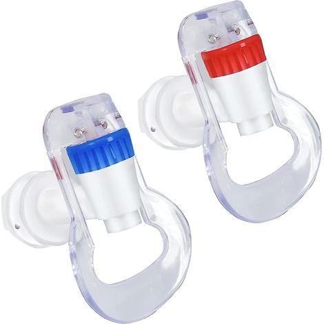 Robinet poussoir de rechange pour distributeur d'eau - Robinet d'eau chaude et froide, bleu et rouge, pack-yu (1/5)