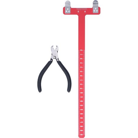 Pinces de réglage pour corde d'arc en laiton avec règle en T et outils de mesure (1/5)