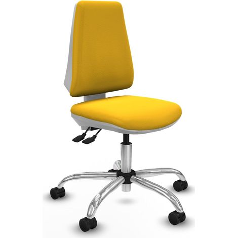 Piqueras y Crespo B00056N Silla de oficina ergonómica amarilla
