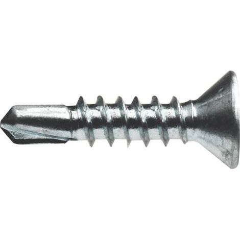 8 Vis Torx à pointe de perçage avec fraise, zinguée 4,2x25,0 mm, fixation durable pour projets professionnels et domestiques