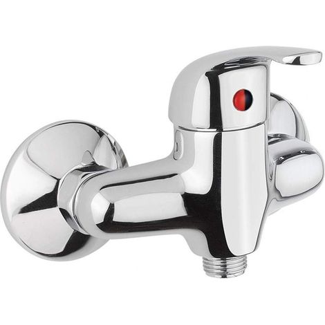Mezclador de ducha externo con distancia entre ejes de conexión 10 cm Damast 12087  Cromo