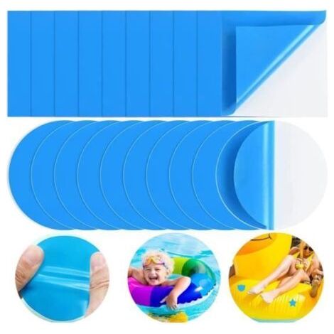 Poolflicken – Universelles Reparaturset – 20-teilig – Selbstklebendes PVC – Schnelle und dauerhafte Reparatur (1/5)