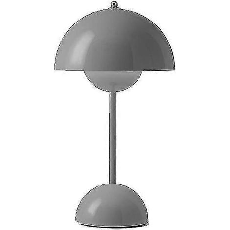 Veilleuse champignon nordique - Lampe de table LED en forme de bouton de fleur, lampe de chevet USB pour chambre nuptiale, bureau, chambre à coucher - Décoration moderne et épurée ZY (1/5)