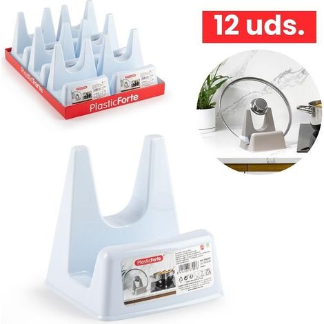 Portacoperchi in Plastica Singolo Bianco (1/2)