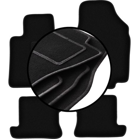 Kompletter Satz Velours-Fußmatten für: Nissan Micra K12 CC Cabrio (2003-2010) (1/5)