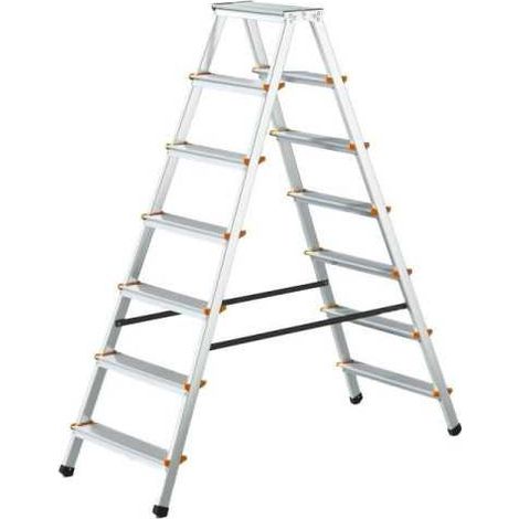 gierre-ba250-escalera de tijera de doble subida stylo (7 peldaños)