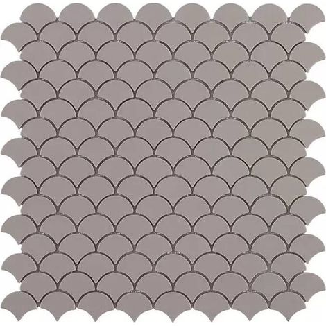 Mosaïque pâte de verre SOUL écaille 3.6x2.9cm - Mosaïque Écaille 3.6x2.9 cm Frappé Mat - - Mosaïque Écaille 3.6x2.9 cm Frappé Mat - boît - Mosaïque